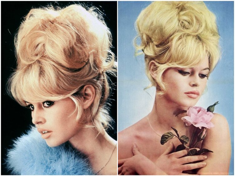 Brigitte Bardot Frisur Dutt Pony XXL Format