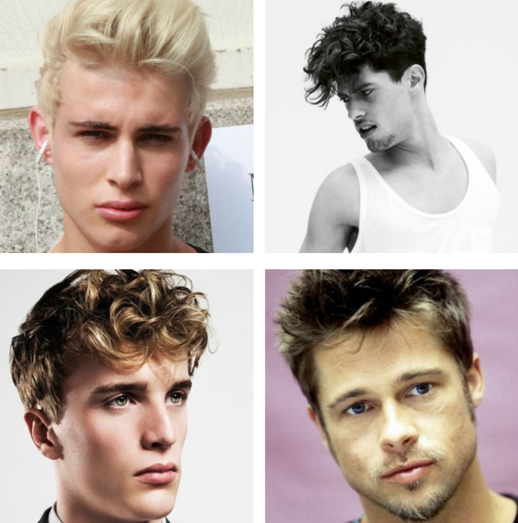 Herzförmiges Gesicht Frisuren Brad Pitt