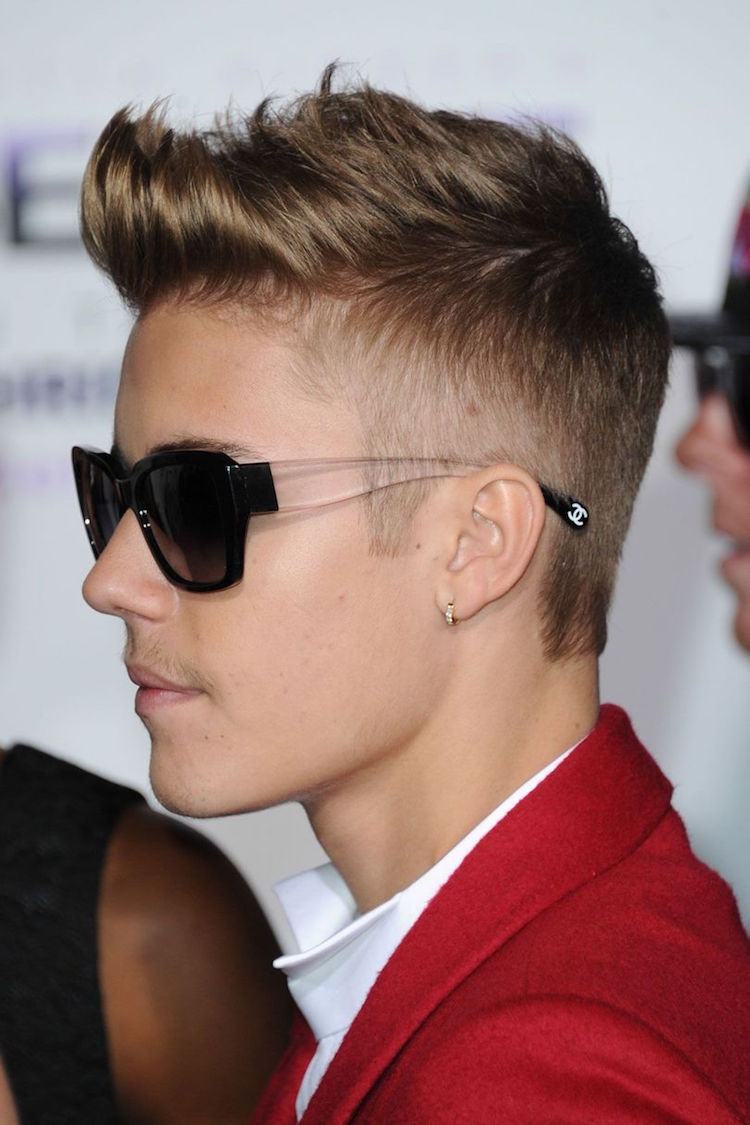 Justin Bieber Frisur 2013 undercut