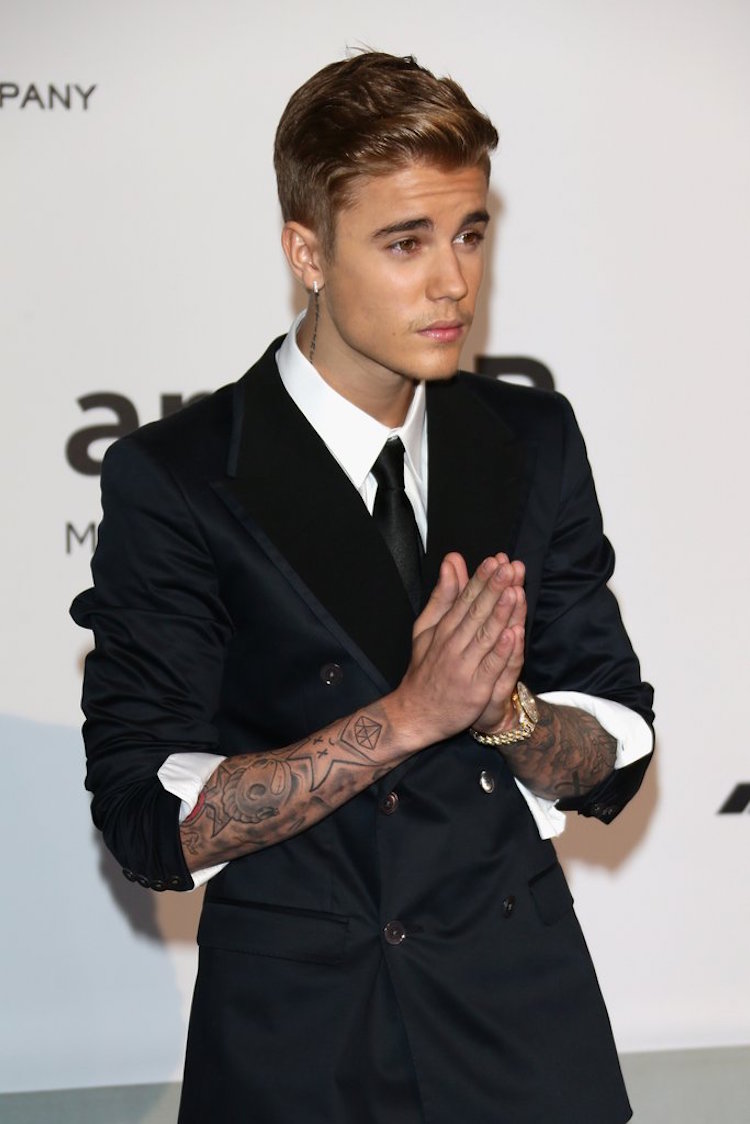 Justin Bieber Frisur mai 2014 gala amfAR