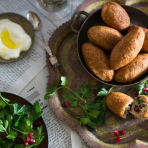 Kibbeh bulgur teigtaschen rezept syrisch