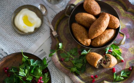 Kibbeh bulgur teigtaschen rezept syrisch