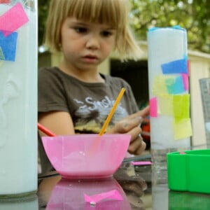 adventskranz basteln kindern papier dekorieren bekleben