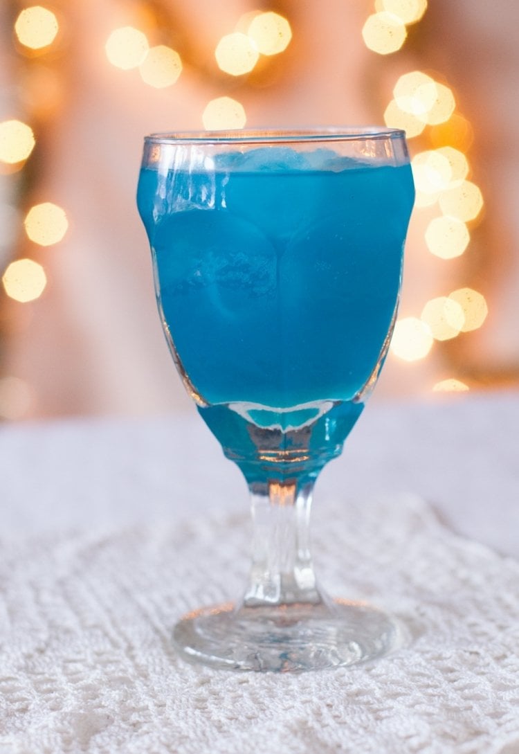 aperitif weihnachten alkoholfrei blau sprite