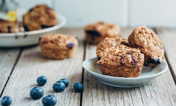 blaubeer-muffins rezept high carb ernährungsplan nachtisch