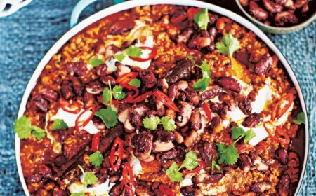 chili con carne jamie oliver kindeybohnen geröstet
