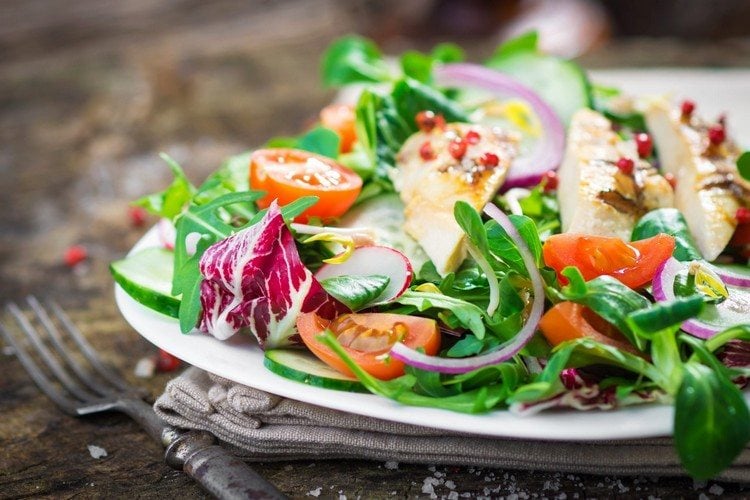 fleisch salat 21 tage stoffwechelkur rezepte mittag abendessen