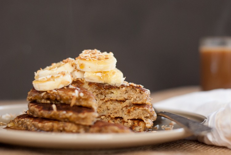 high carb pancakes rezept vollkorn bananen frühstück
