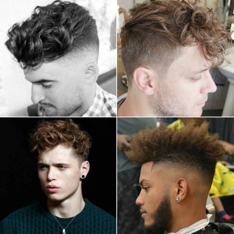 locken frisuren für männer modern undercut rasieren trend