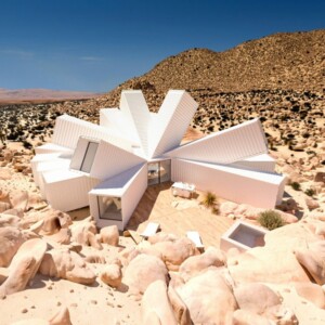 luxus containerhaus landschaft futuristisch felsen