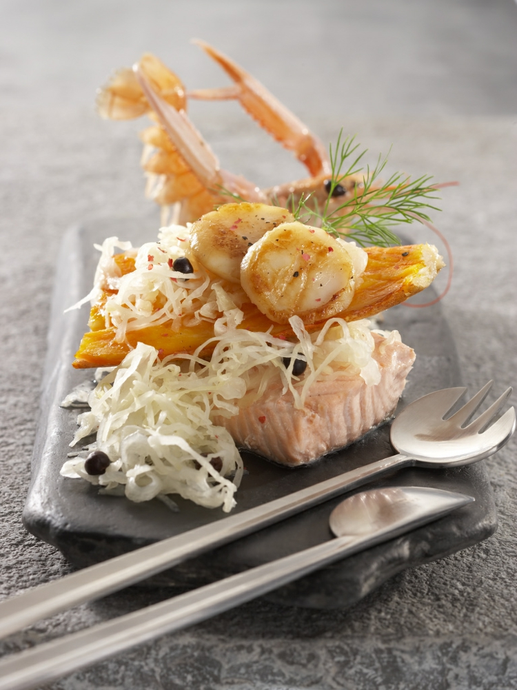 rezeptideen choucroute de la mer fisch meeresfrüchte