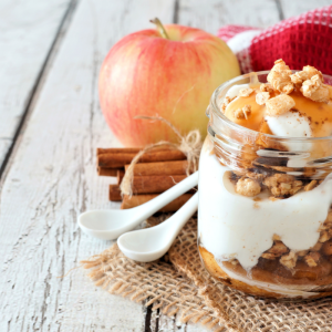 schneller nachtisch im glas zubereiten fuer herbst