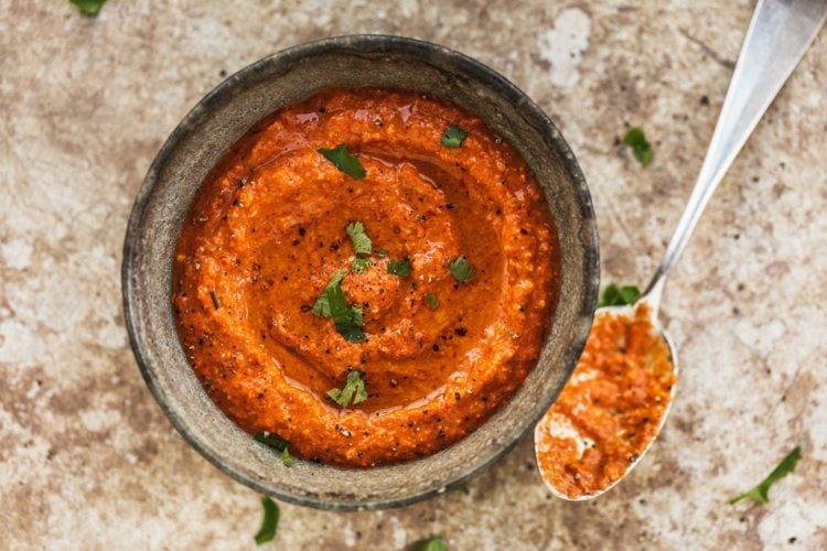 syrische rezepte muhammara vorspeise paprika