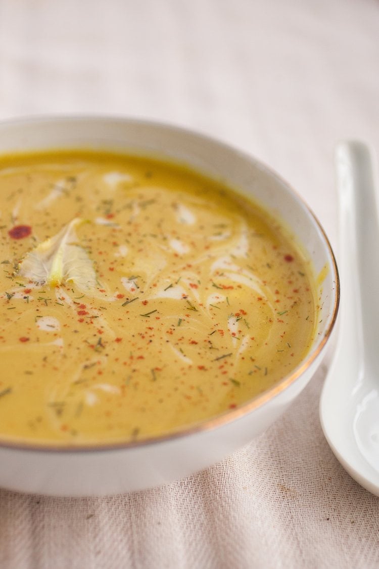 vegane suppe blumenkoh curry