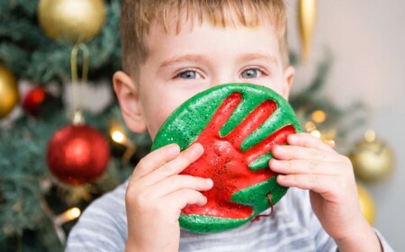 weihnachtliches basteln kinder salzteig baumschmuck ideen