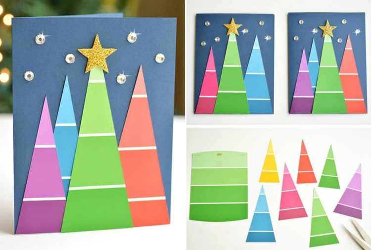 So Können Sie Weihnachtskarten Basteln Mit Kindern Andere Erfreuen