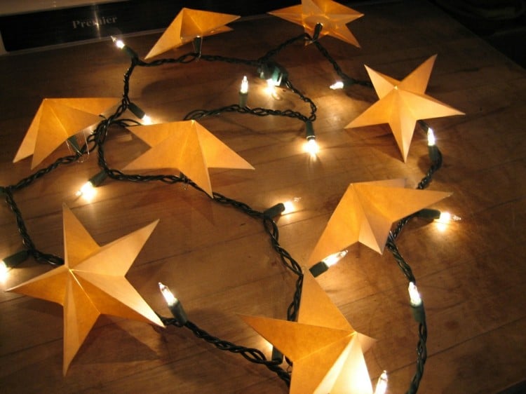weihnachtsstern beleuchtung basteln falten origami lampen einfache anleitung video