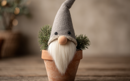 wichtel aus blumentopf basteln für weihnachten