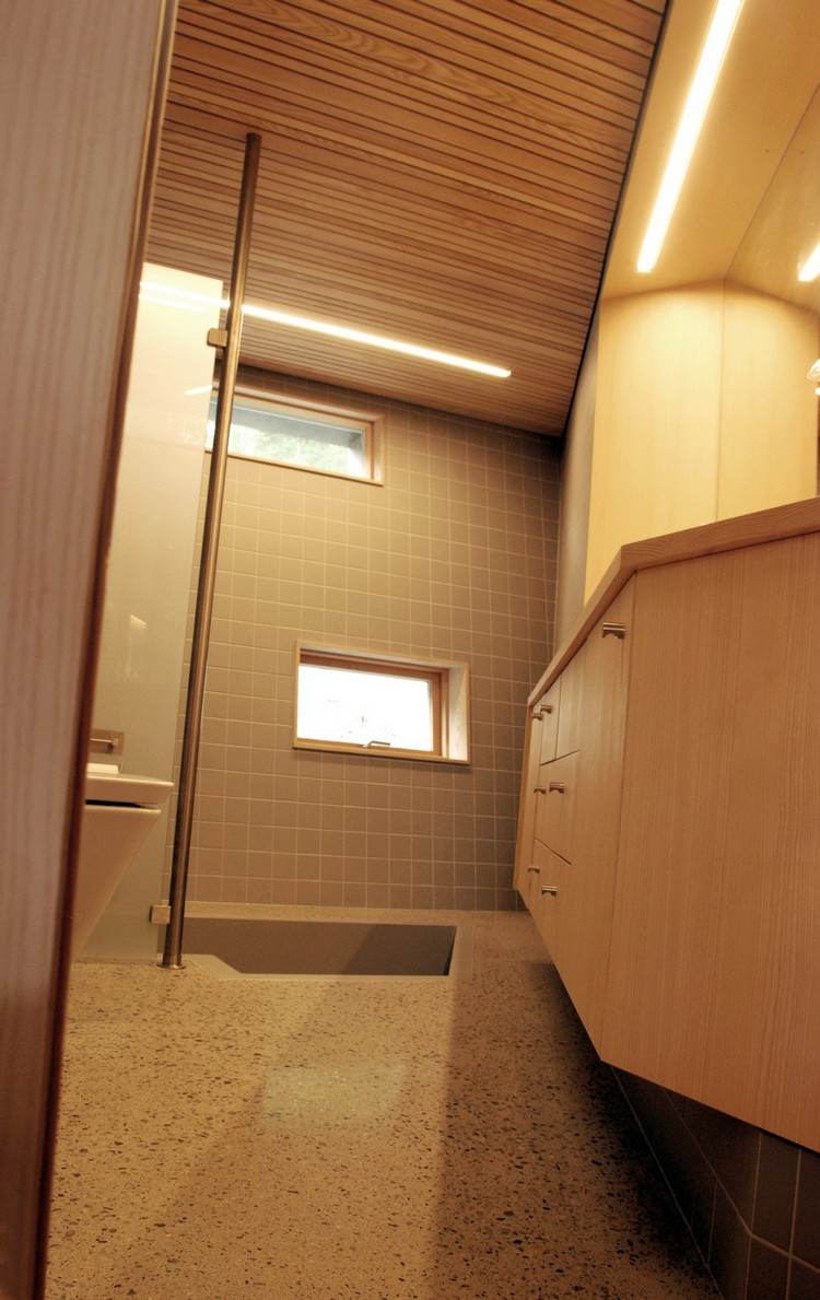 badezimmer klein wochenendhaus insel