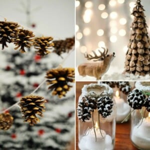 basteln mit tannenzapfen zum advent ideen anleitungen diy naturmaterialien