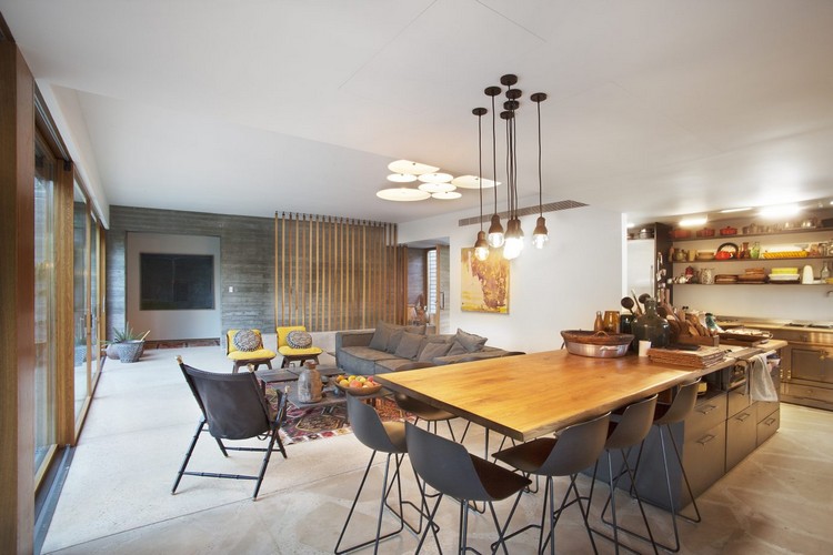 essbereich küche wohnzimmer kombinieren modernes wohnkonzept