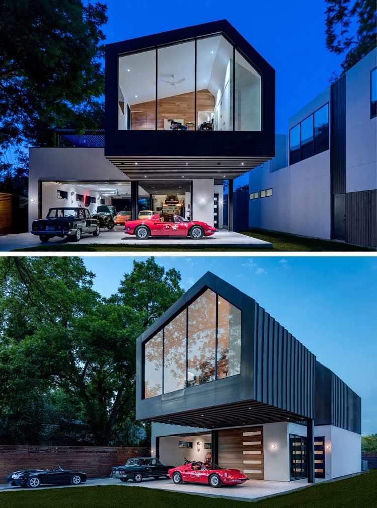 garage erdgeschoss architektur auskragung carport