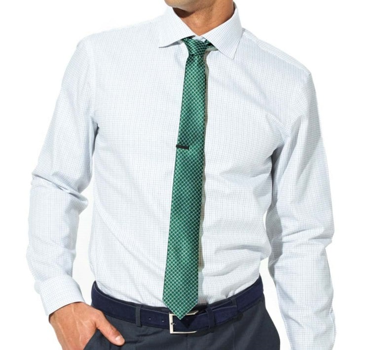 hemd krawatte muster tipps grün weiß glanz herrenmode styling