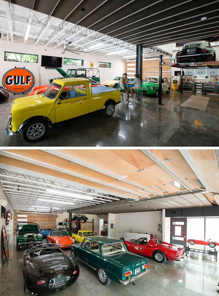 moderne garage erdgeschoss mini autosalon privat