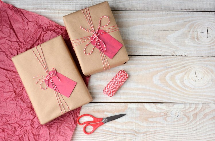 nachhaltige verpackung weihnachten geschenk umweltfreundlich verpacken ideen