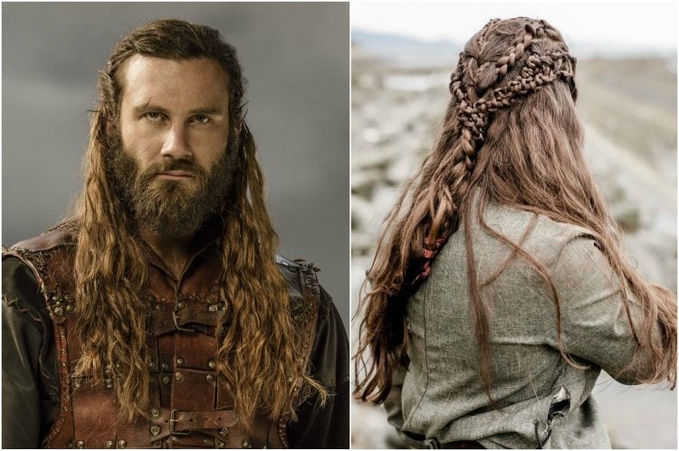 wikinger frisuren rollo zöpfe flechten lange haare