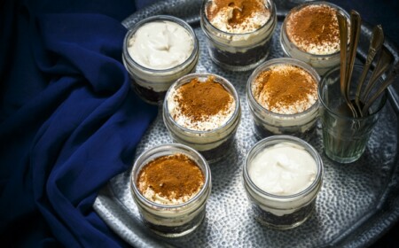 zehn minuten tiramisu doppelschichtig im glas anrichten