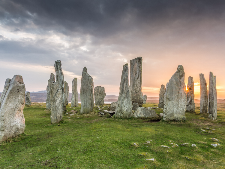 Callanish Steinkreis in den Äußeren Hebriden Schottland