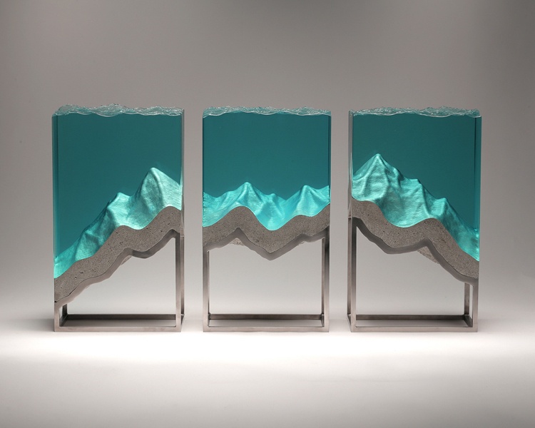 Meeresboden Zusammenspiel Licht Floatglas