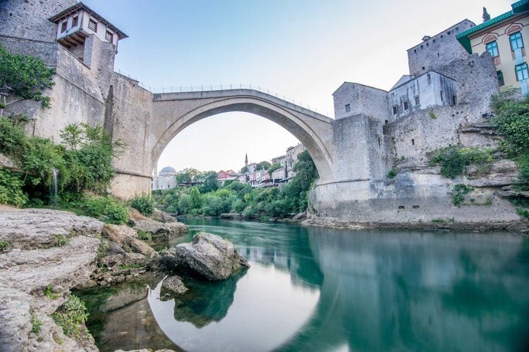 Reiseziel 2018 Stadt Mostar Bosnia and Herzegovina.