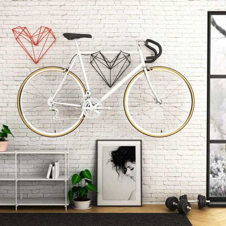 fahrradhalterung herzform wand designpreis gewinner