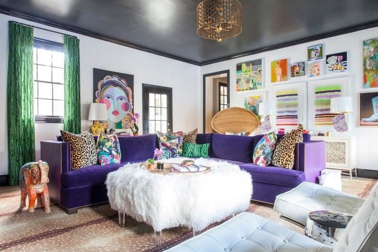 farbe des jahres 2018 ultra violett kombinieren sofa