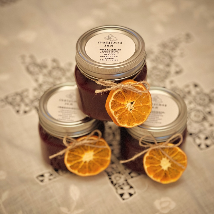 marmelade weihnachtlich verpacken