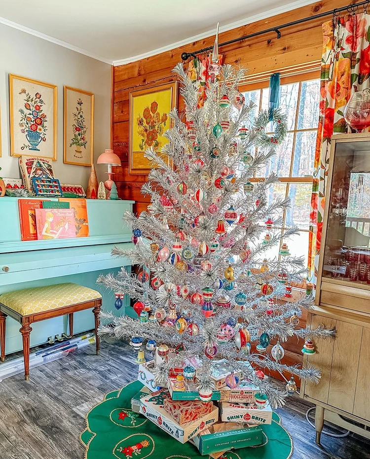 vintage weihnachtsdeko christbaumschmuck aus glas