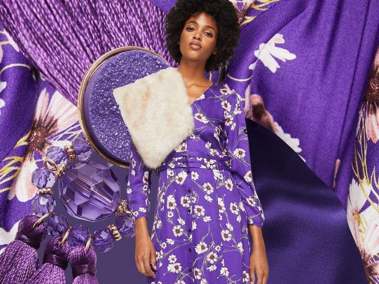 violett mode kleider schmuck textilien trendfarbe 2018