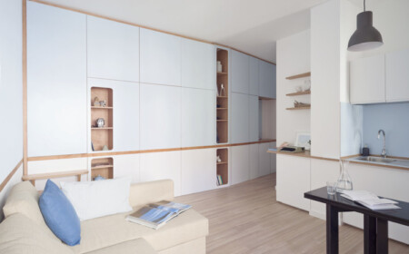 35 Quadratmeter Wohnung Einbauschrank Stauraum Regale