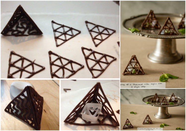 Schokoladen Deko Glückskekse Alternative Pyramiden