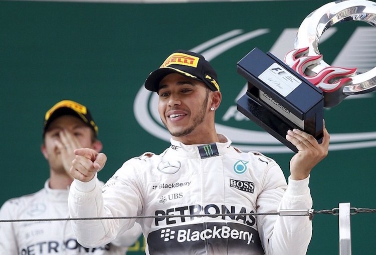 Vegan Lewis Hamilton F1 Gewinner 2017
