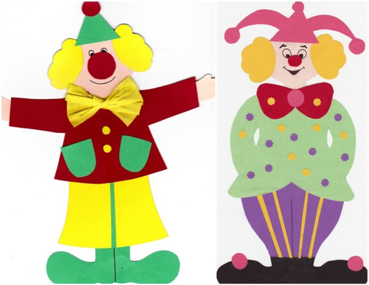 karneval clown basteln mit Kindern