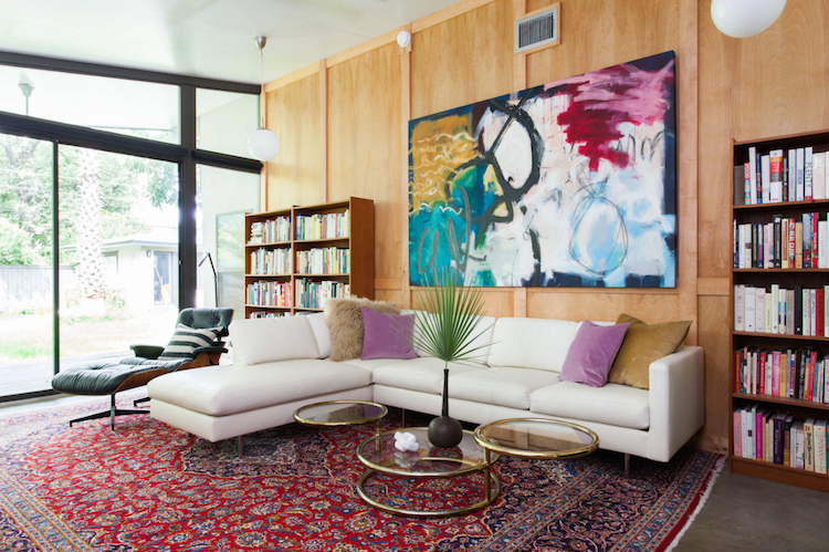 Wohnen mit Stil einrichtungsstil orientalisch teppich wohnzimmer weiss sofa