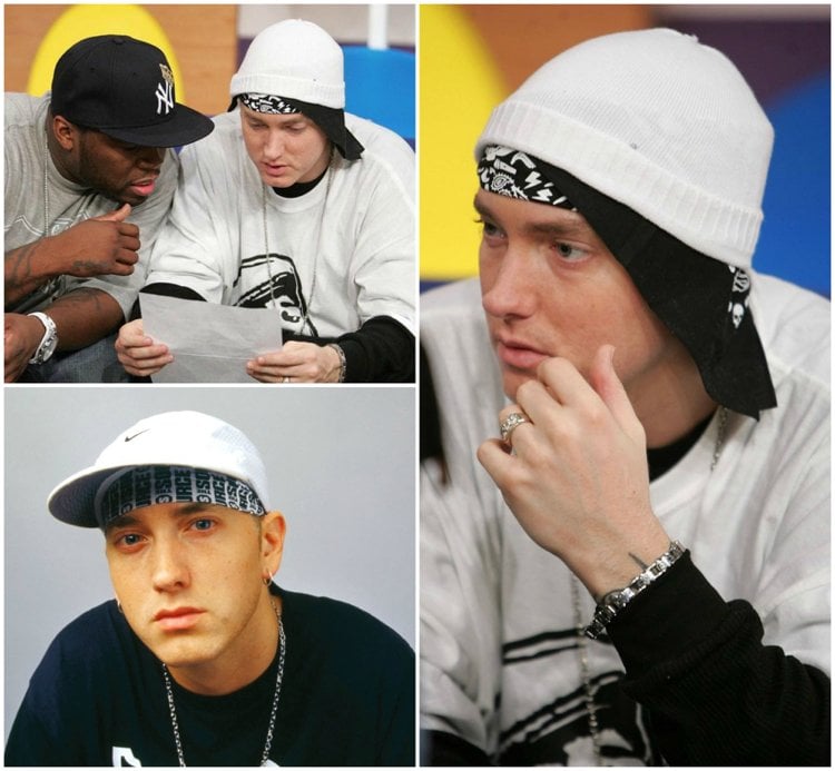 Bandana unter Mütze Eminem