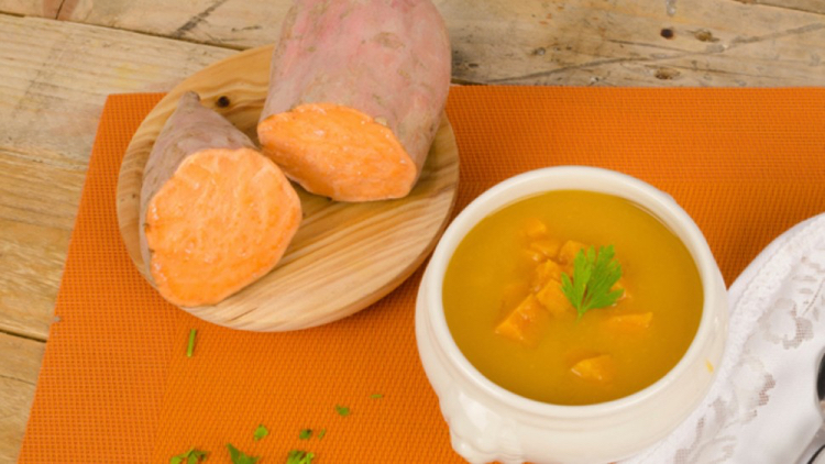 Detox Süßkartoffel Suppe Rezept