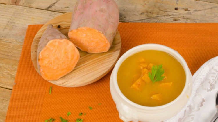 Detox Süßkartoffel Suppe Rezept