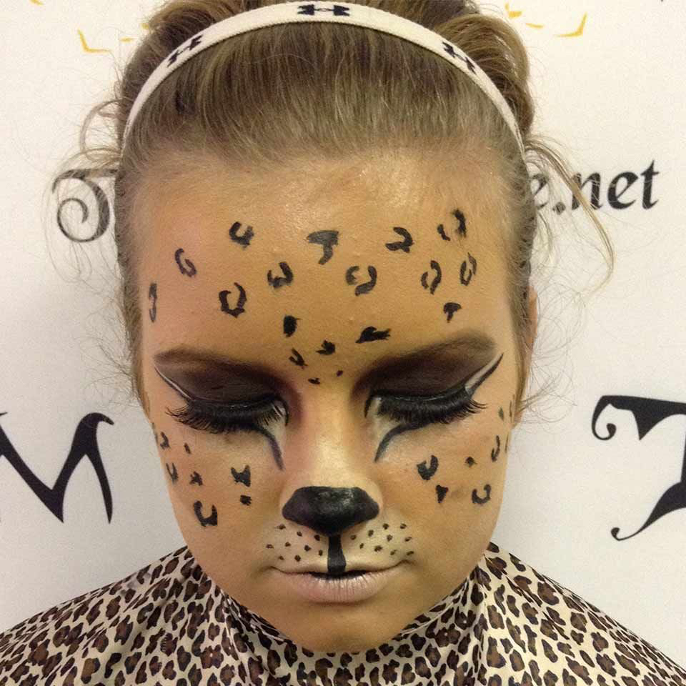 Leopard schminken