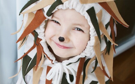 Igel Kostüm Kind selbstgemacht altes Hoodie