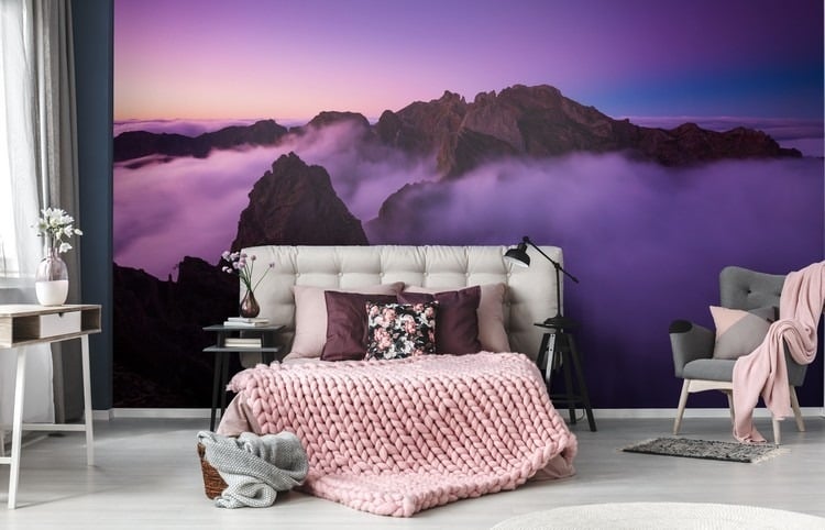 Motive Fototapeten Trends Pantone Farbe 2018 Violett